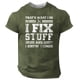 thumbnail image 1 of Men's T-shirt T-shirts Graphic Text Black Military Green Pool Dark Gray 3D Printing Street Casual Short Sleeve Button Down Printed Clothing Basic 4XL, 1 of 3