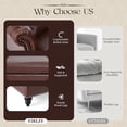 thumbnail image 5 of Chalantevo 63" Oversized Faux Leather Chaise Lounge Chair, Chesterfield Style with Button Tufting, Rolled Arms & 2 Pillows, for Living Room, Brown., 5 of 8