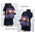 thumbnail image 4 of FORMRS Women's Travel Backpack Purse Anti-Theft Hidden Pockets Casual Shoulder Bag, Blue Neon Road, 4 of 7