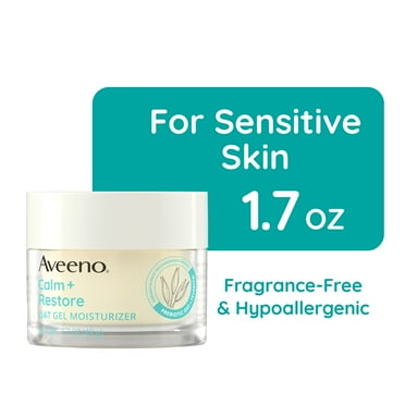 Aveeno Calm   Restore Oat Gel Face Moisturizer for Sensitive Skin, Face Cream, 1.7 oz