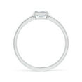 thumbnail image 2 of ANGARA Natural Emerald-Cut Diamond Solitaire Ring in 14K White Gold for Women (Size-5x3mm| Color-G| Clarity-VS2) | April Birthstone, Anniversary, Jewelry Gift for Women | Natural Diamond Ring, 2 of 9