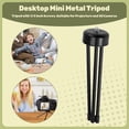 thumbnail image 4 of Mini Metal Tripod, Suitable for Projectors and All Cameras, 4 of 5