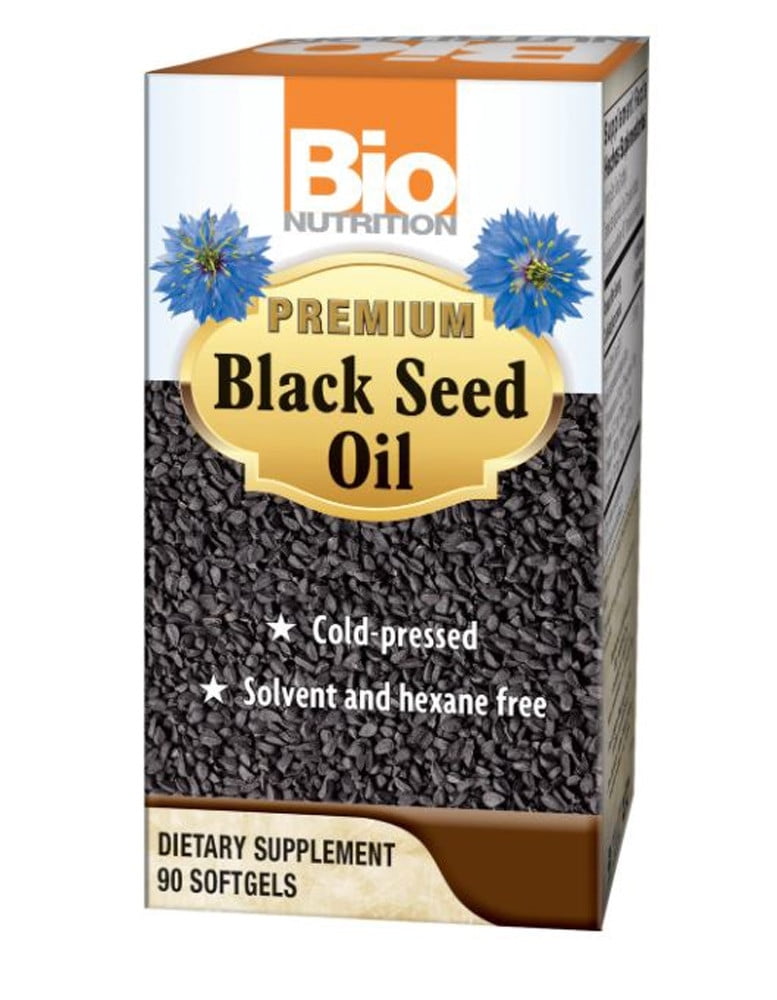 Bio Nutrition Premium Black Seed Oil 1000 mg 90 Softgels