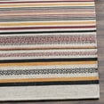 thumbnail image 3 of SAFAVIEH Montauk Crawford Striped Soft Braided Cotton Area Rug, Red/Multi, 3' x 5', 3 of 6