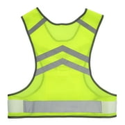 Meterk Outdoor Sports Running Reflective Vest Adjustable Lightweight Mesh Safety Gear for Women Men Jogging Cycling Walking