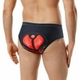 thumbnail image 2 of MTB Bike Ropa Interior Calzoncillos Calzoncillos Hombres Acolchados Ciclismo Corto Negro XL SM SunniMix Pantalones cortos de ciclismo para hombre, 2 of 8