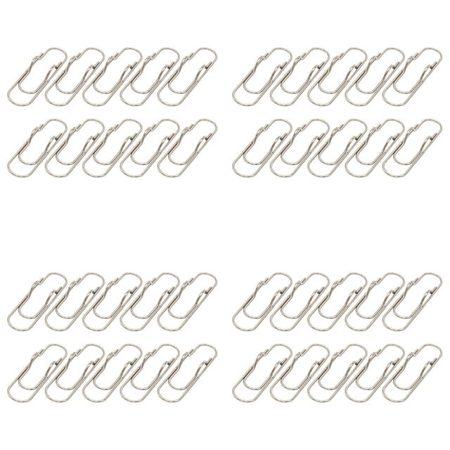 40 Pcs Porte-Trombones en Métal, Trombones Multicolores en Acier Inoxydable pour Bureau, Table et Journal