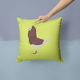 thumbnail image 2 of Carolines Treasures BB7774PW1414 Capuchin Red Pigeon Green Fabric Decorative Pillow, 14 x 14 in., 2 of 4
