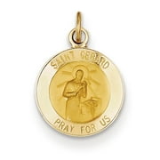 Beautiful 14k Saint Gerard Medal Charm