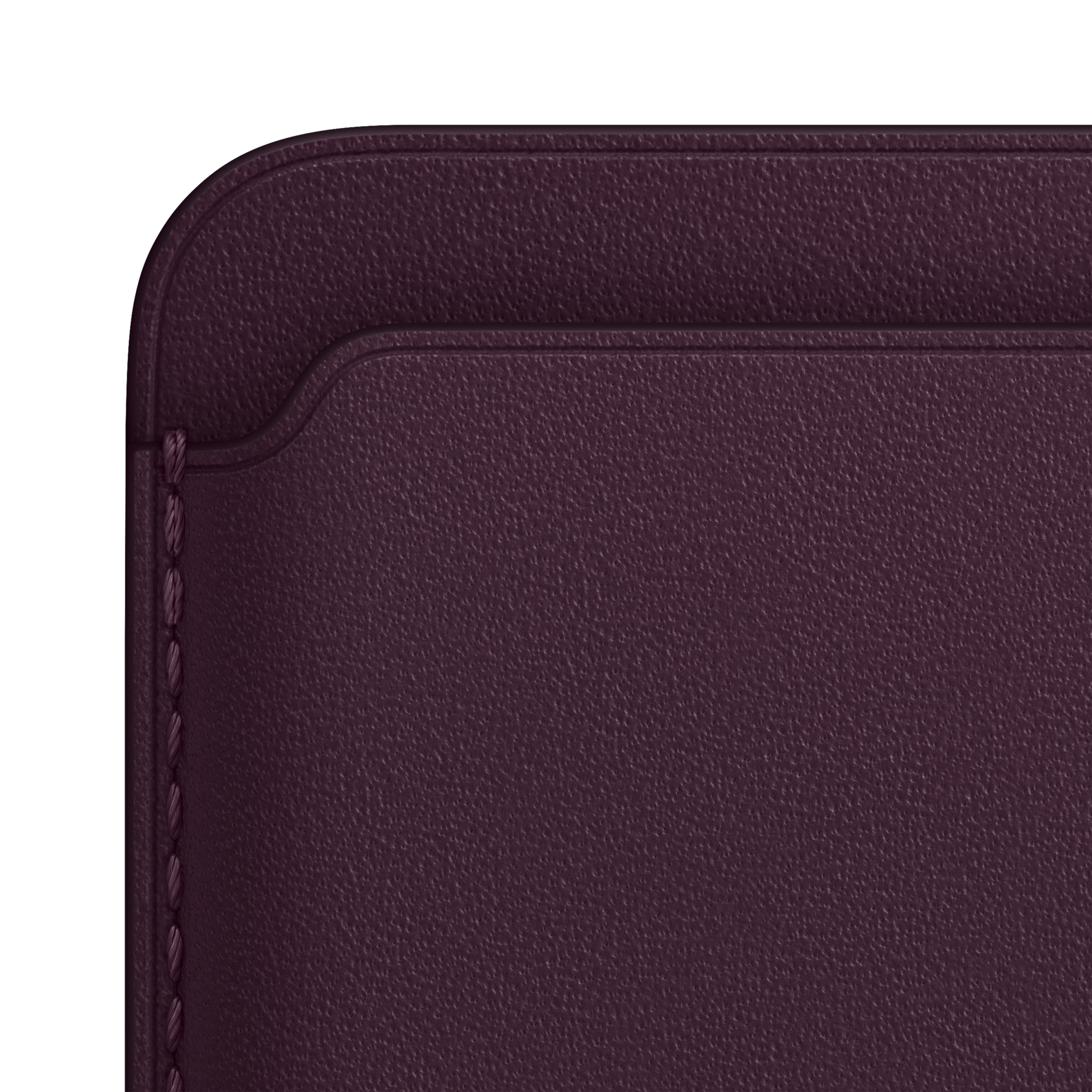 Best Buy: Apple iPhone Leather Wallet with MagSafe Dark Cherry MM0T3ZM/A