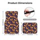 thumbnail image 5 of Balery Stars and Fox Cute Juego de 4 Alfombrillas para Auto, Revestimientos de Caucho Resistente, Diseño Antideslizante, 5 of 7
