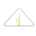 thumbnail image 4 of Enlightenment Small Metal  Instrument, Musical , Hanging With Rubber Hanger For Kids For Beginner With Music Stick, 4 of 8