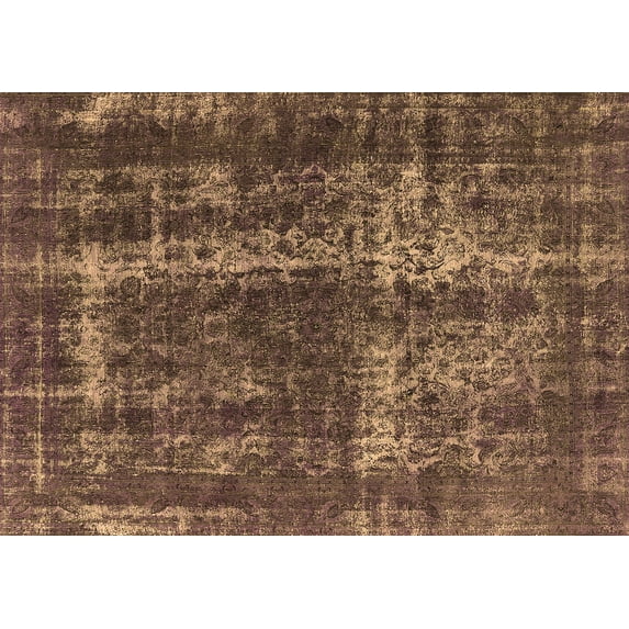 Ahgly Company Indoor Rectangle Persian Brown Bohemian Area Rugs, 2' x 5'