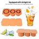 thumbnail image 3 of Bandeja de Cubitos de hielo ANGGREK Silicona Con Cilindro Hueco Naranja de Fácil Liberación, 3 of 7