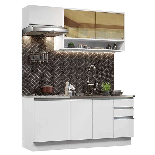 Cocina Integral Completa Modular Madesa Glamy 180cm BB 08