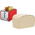thumbnail image 2 of Cotton/Polyester Quilted Toaster Cover for Two Slice Toaster and Dust & Fingerprint Protection, Machine Washable. (Beige, 11.5 x 8 x 8 in), 2 of 7