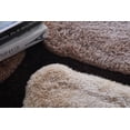thumbnail image 2 of Mateos Shag Polyester Brown And Tan 3'6" X 5'6" Area Rugs MS1746, 2 of 3
