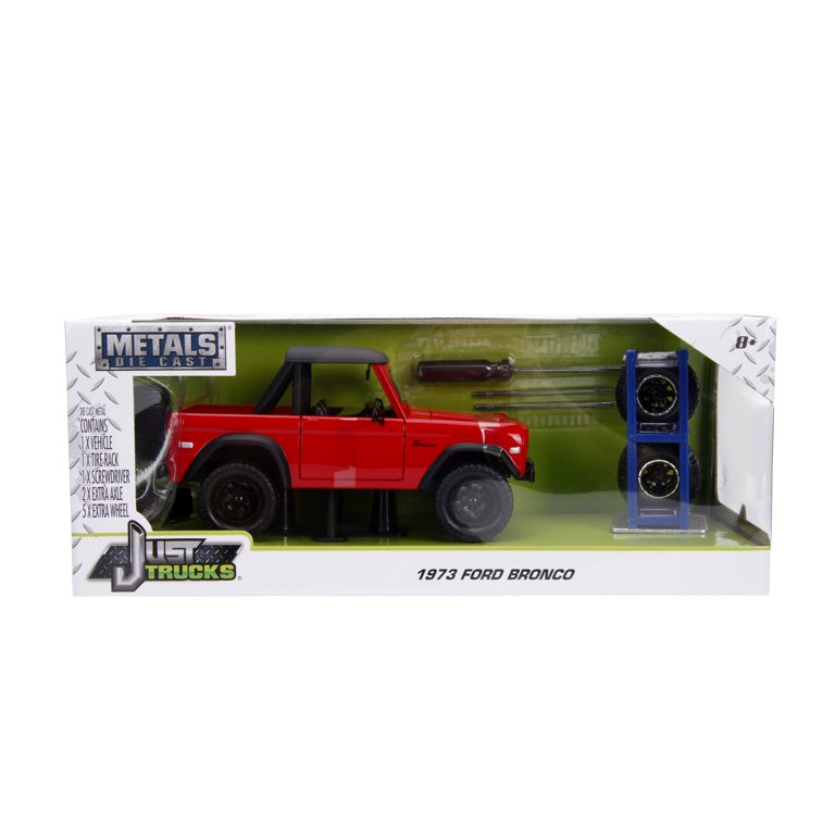 ミニカー Jada Toys 1973 Ford Bronco Just Trucks Amazon.com: Jada Toys Just Trucks 1:24 1973 Ford Bronco Die