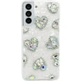 thumbnail image 2 of Luxury Case for Galaxy S21 Plus, Bling Women Case for Samsung Galaxy S21 Plus with Crystal Rhinestones, Glitter Sparkle Shiny Case for Galaxy S21 Plus Case for Girls, 2 of 7