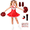 Red(Small size), variant on Alaiyaky Cheerleader Costume for Woman, Woman Halloween Zombie Dead Cheerleader Fancy Dress Outfit Halloween Outfit Scary Dress Party