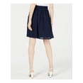 thumbnail image 2 of MAISON JULES Womens Blue Short Pleated Skirt Size: XL, 2 of 2