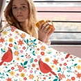 thumbnail image 5 of Yibo Cute Red Panda Gift for Girls Boys Kids Forest Animals Lovers Super Soft Flannel Blanket for Sofa Couch Bed Travel Plush Warm Cozy Home Decor for Summer, for Kids/Baby, 5 of 7