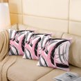 thumbnail image 4 of Erosebridal Chic Minimalst Pillow Cases , Red Geometric Cushion Covers 18x18, Abstract Ombre Decor, 4 of 7