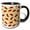 Black/White, variant on 3drose, Retro Slice of Cherry Pie Pattern, 11oz Mug