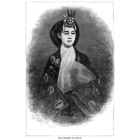 Empress Haruko (1859-1914). /Nempress Of Japan, Wife Of Emperor