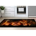 thumbnail image 5 of Anti-Slip Carpet Rug, Black and Orange Rug, Home Decor Rug, Hallway Rugs, Halloween Rugs, Modern Rug, Halloween Party Rugs, Kitchen Rugs, 2.6'x6.5' - 80x200 cm, 5 of 8