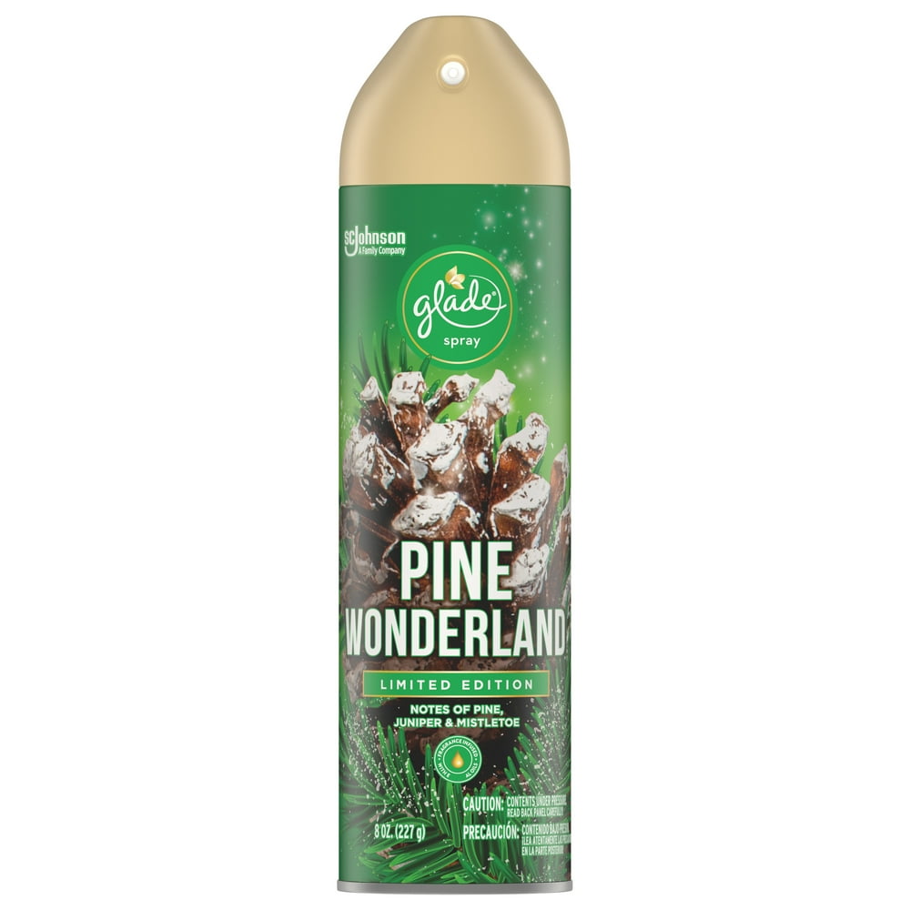 Glade Room Spray 1 CT, Pine Wonderland, 8 OZ. Total, Air Freshener