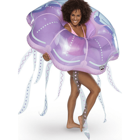 BigMouth Inc. Giant XL Jellyfish Pool Float, Funny Inflatable Vinyl Summer Pool or Beach Toy