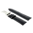 thumbnail image 2 of 19MM LEATHER WATCH STRAP BAND FOR OMEGA SPEEDMASTER DEPLOY BUCKLE CLASP BLACK, 2 of 2