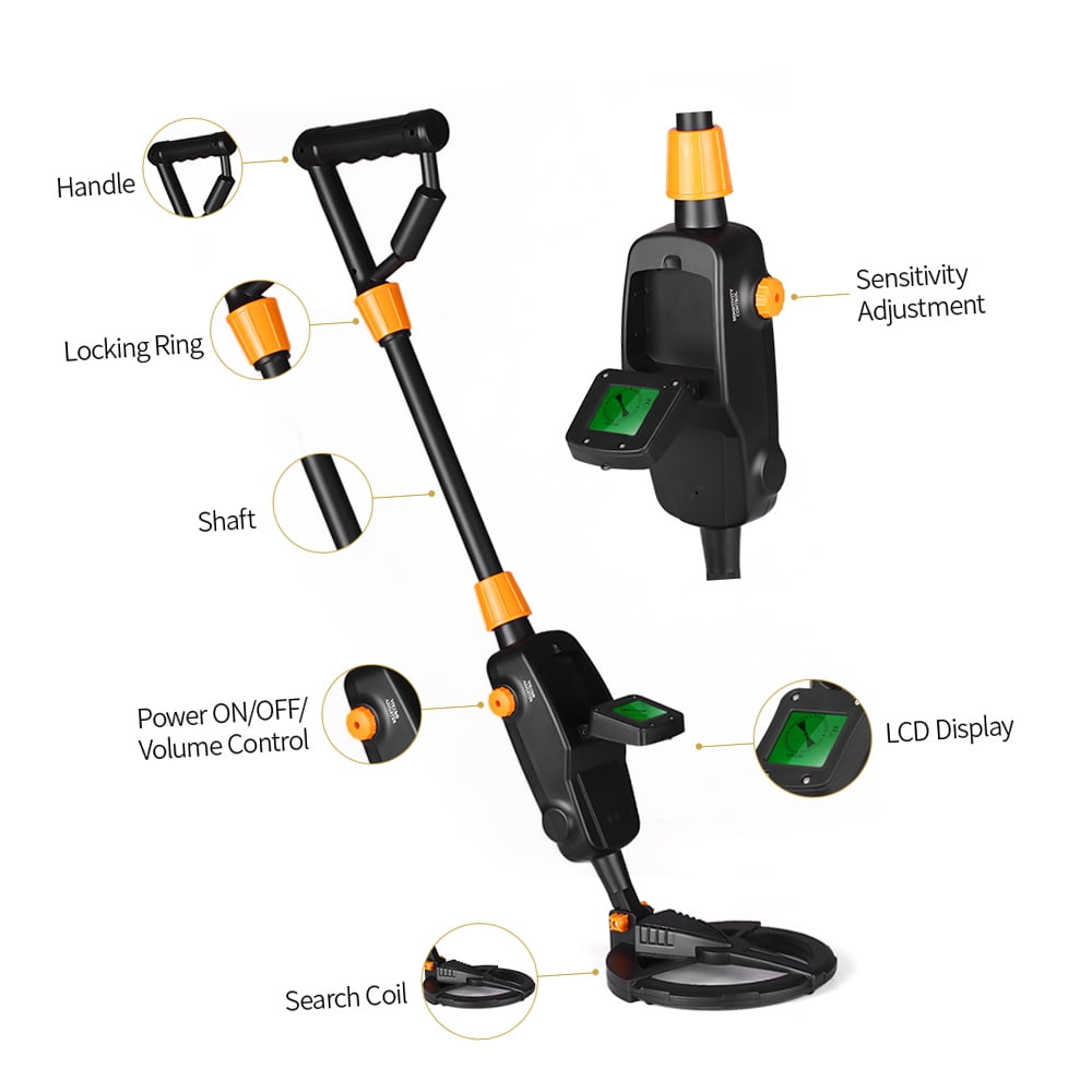 Dcenta Metal Finder Metal Detector Toy Gold And Silver Detectors With Sound alarms For Children