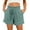 Blue, variant on Kovlvoll Summer Shorts for Women Wide Leg Casual Lightweight Drawstring Elastic Waist Shorts with Pockets