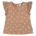 thumbnail image 3 of Gerber Toddler Girl Ruffle Sleeves T-Shirt, 3-Pack, Sizes 12 Months - 5T, 3 of 8