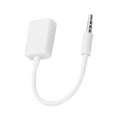 thumbnail image 4 of Audio  Cable,3.5mm Male Plug Jack To USB Female  Audio Cable Converter Adapter Cord,Waterproof PVC Outer Tube,for Car Audio External U Disk CD Player, 4 of 8
