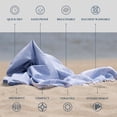 thumbnail image 3 of Toallas de playa LANE LINEN, paquete de 2 unidades, de 99 x 180 cm, de secado rápido, 3 of 9