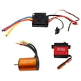 thumbnail image 4 of 3650 RC Motor Combo JUEGO 3650 4300KV MOTOR 60 A SERVO ESC SIN ESCOBILLAS CON UNO BARO DE SERVO 25T PARA 1/10 RC Carry Off Road, 4 of 7