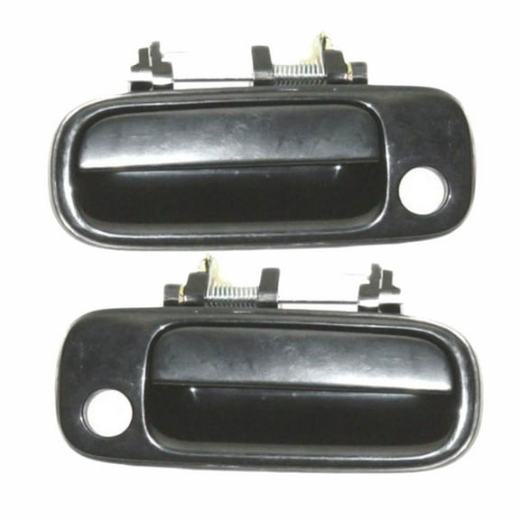 For Toyota Camry 1992 1993 1994 1995 1996 Exterior Door Handle Driver and Passenger Side | Pair | Outer | Black | LE/XLE/SE | Replacement For TO1310101 | 6922033011C1