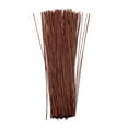 thumbnail image 2 of 100Pcs Wire 24cm Twig Stem Handcrafts Flower Twig Supplies Brown, 2 of 8