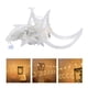thumbnail image 1 of Brillo estrella LED cortina cadena luces ventana cortina cadena luces 8 modos decoraciones para Ramadan, Navidad, boda, , hogar, Patio Blanco cálido Yinane cadena de luces de hadas, 1 of 8