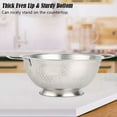 thumbnail image 3 of Spencer 3 Quart Stainless Steel Colander Silver Draining Bowl Mesh Strainer For Kitchen Food, Metal Sieve with Handles, Dishwasher Safe, 3 of 12