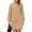Khaki, variant on PRETTYGARDEN Women's Oversized Sweater Dress Fall Long Sleeve Crewneck Chunky Knit Slouchy Winter Pullover Sweaters