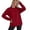 C-Red39, variant on DHFJKG Crewneck Sweatshirts For Women Scalloped Casual Long Sleeve Pullover Tops