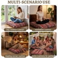 thumbnail image 2 of YEERSWAG Floor Pillow 20"x 20" Patio Floor Cushions Bohemian Chair Pad,Outdoor Patio Seat Cushion & Meditation Yoga Pad for Garden, Home, Office, Indoor Outdoor Use, 2 of 9