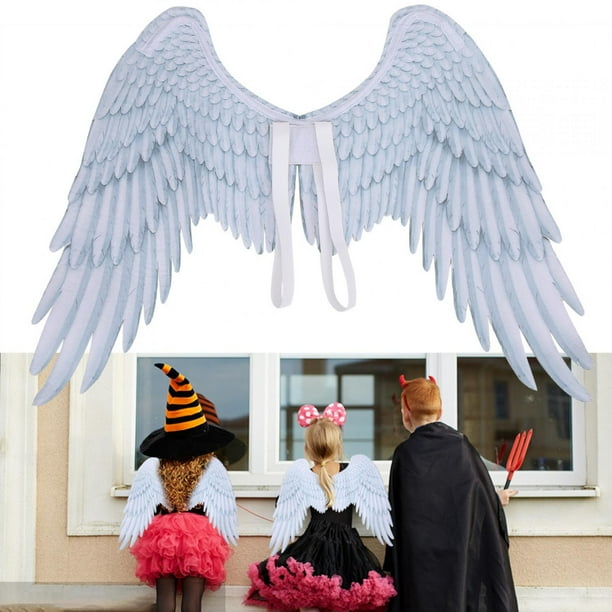 Alas De Ángel Grandes Para Adultos – Accesorio Ligero De Tela No Tejida De 105x75 Cm, Ideal Para Cosplay, Carnaval, Navidad Y Fiestas Temáticas