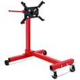 thumbnail image 1 of Support Moteur, Support Moteur Rotatif avec Construction en Acier Pliable, Base à 4 Roulettes et 4 Bras Réglables, Chariot Élévateur pour Réparation Automobile, 750 lbs Ou 1500 lbs, Orange Ou Rouge, 1 of 6