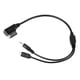thumbnail image 3 of Cable de carga AUX para coche, cable conector de 3,5 mm Cable de carga AUX 12 cm / 4,7 pulgadas para interfaz S SL CLS clase AMI MMI, 3 of 5
