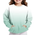 thumbnail image 5 of Erwazi Kids Athletic Sweatshirts with Pockets Boys Girls Casual Long Sleeve No Hoodies Sweatshirt Soft Warm Fall Winter Trendy Pullover Tops, 5 of 6